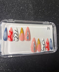 Mixed Color Long Stiletto